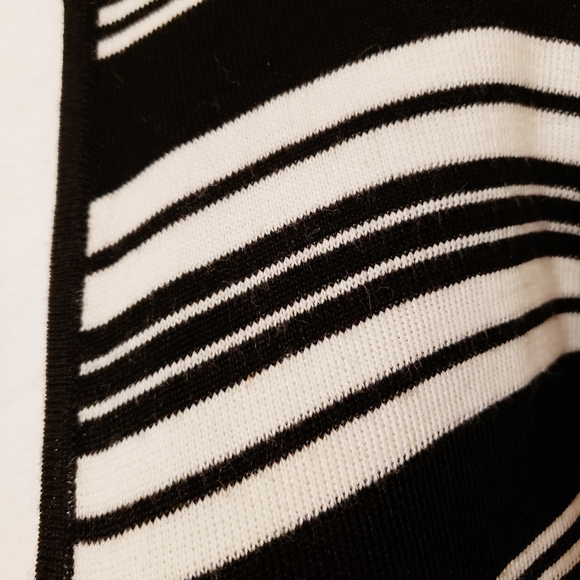 JONES STUDIO | LONG CLASSIC OPEN FRONT STRIPED CAR… - Picture 7 of 10